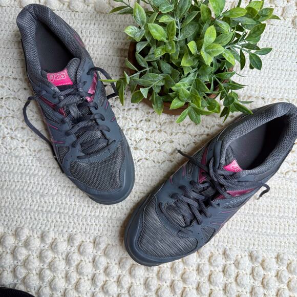 ASICS Women's SIZE 11 Gel 1150V B457Y Gray Pink Athletic Volleyball Shoe Sneaker - Picture 4 of 16